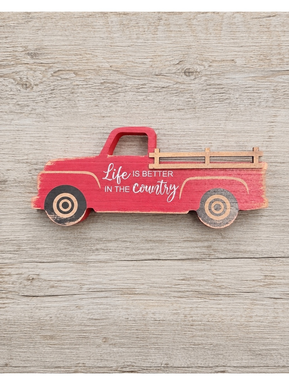 Hobby Lobby Life Is Better in Country Red Truck Preowned